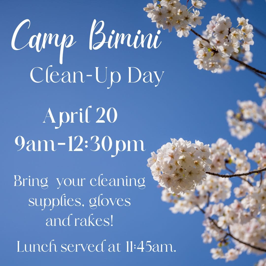 Spring Camp Clean-up – April 20, 2024