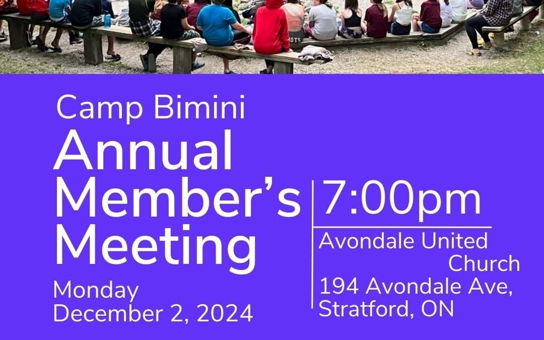 Poster advertising Annual Members meeting