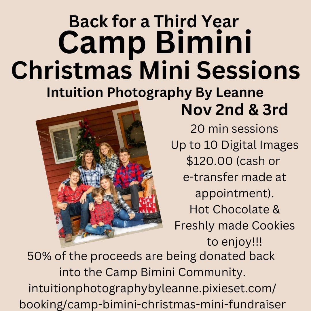 Christmas Minis Photo Sessions- Nov 2 & 3